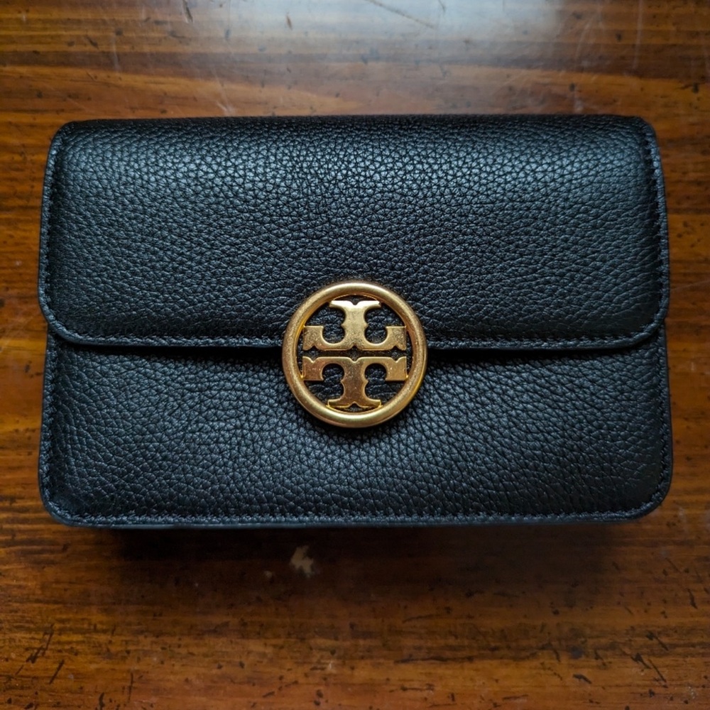 Tory Burch Olivia Pebble leather black bag